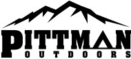 Pittman Outdoors Logo Official in black