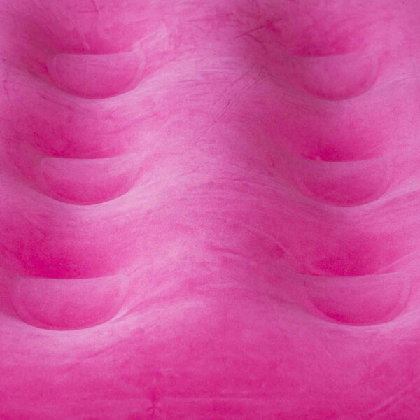 Photo of Pittman KIDMAT_PNK in pink showing mattress cover over comfort coils