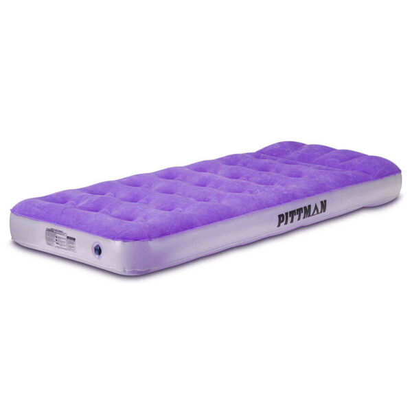 Photo of Pittman KIDMAT_PPL inflatable twin mattress in purple inflated