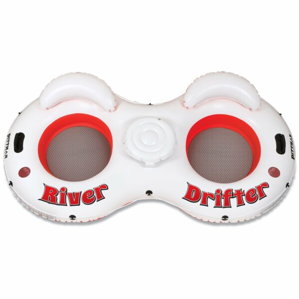 Photo of Pittman PPI-RD2 2 person inflatable river drifter with ice chest